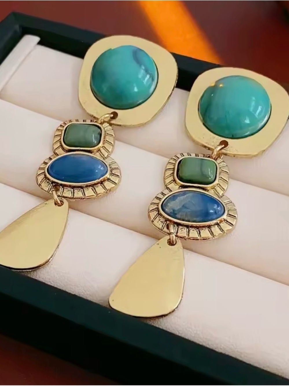 Vintage Turquoise earring - Picture 4 of 7